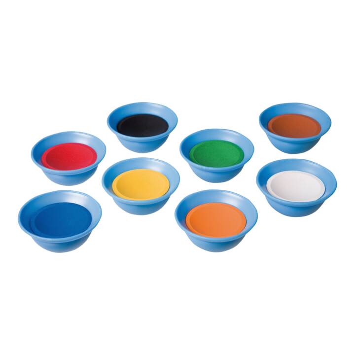 PELIKAN Colore dell'acqua Set (8 pezzo, Giallo, Marrone, Arancione, Nero, Verde, Blu, Rosso, Bianco, Multicolore)