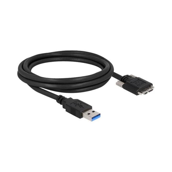 DELOCK USB-Kabel (USB Typ-A, Micro USB Typ B, 2 m)