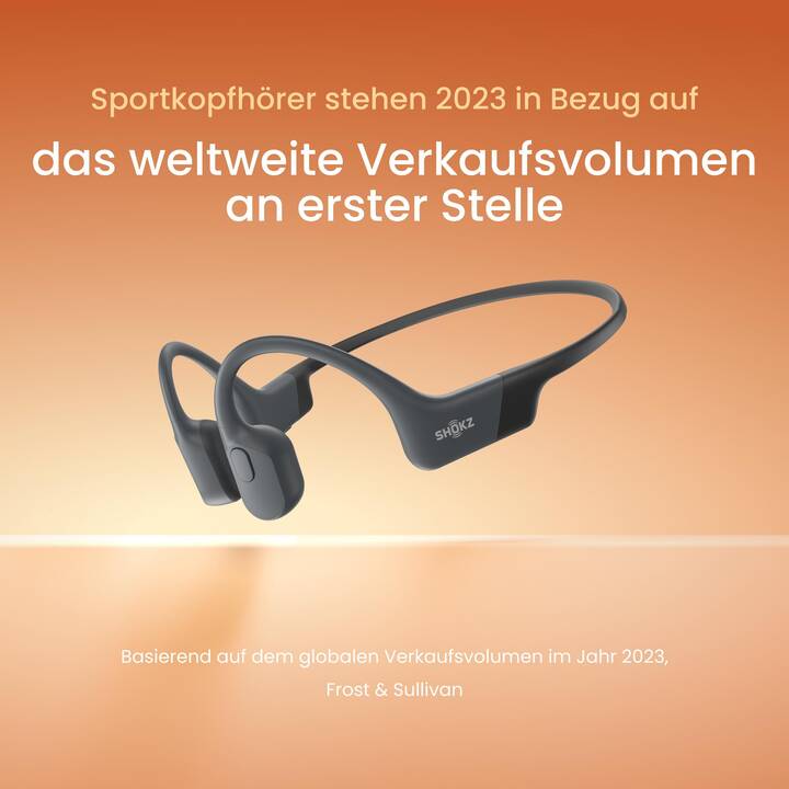 SHOKZ OpenRun (Bluetooth 5.1, Schwarz)