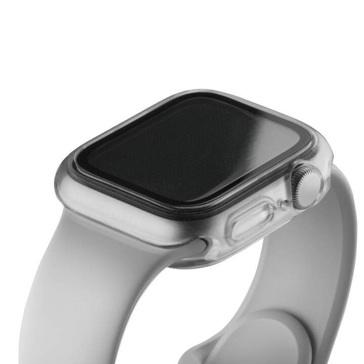 HAMA 0 Housse de protection (Apple Watch Series 5 / SE / Series 4 / Series 6, Transparent, Noir)