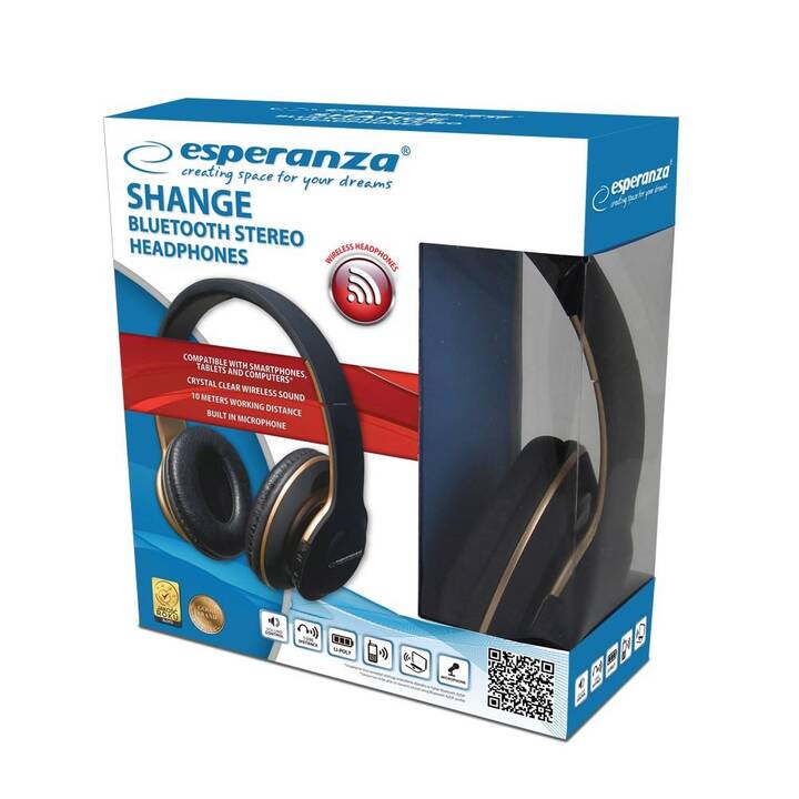 ESPERANZA Shange (Bluetooth 5.0, Noir)