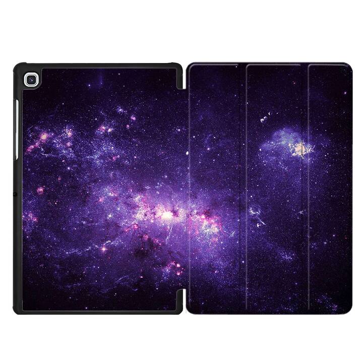 EG Coque pour Samsung Galaxy Tab S6 Lite 10.4" (2020) - Violet Universe