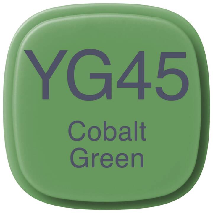 COPIC Marqueur de graphique Classic YG45 Cobalt Green (Vert cobalt, 1 pièce)