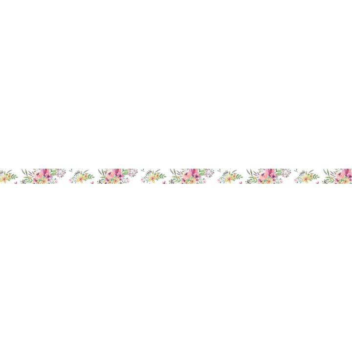 URSUS Washi Tape Set Flora (Mehrfarbig, 10 m)