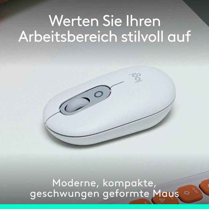 LOGITECH Pop Emoji Maus (Kabellos, Office)