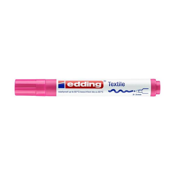 EDDING Marqueur textile 4500 (Rose, 1 pièce)