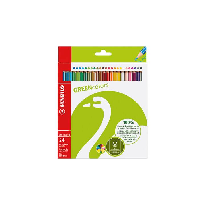 STABILO Crayons de couleur (24 pièce)