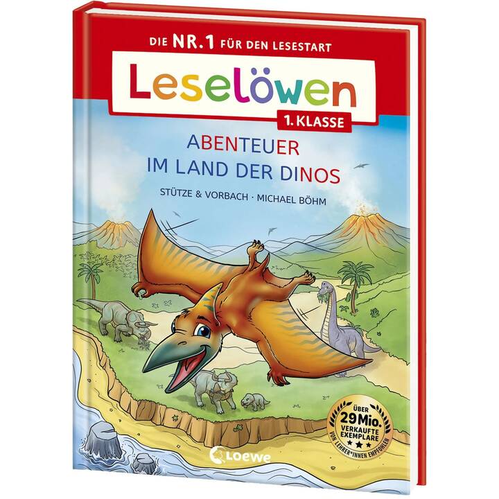 Leselöwen 1. Klasse - Abenteuer im Land der Dinos