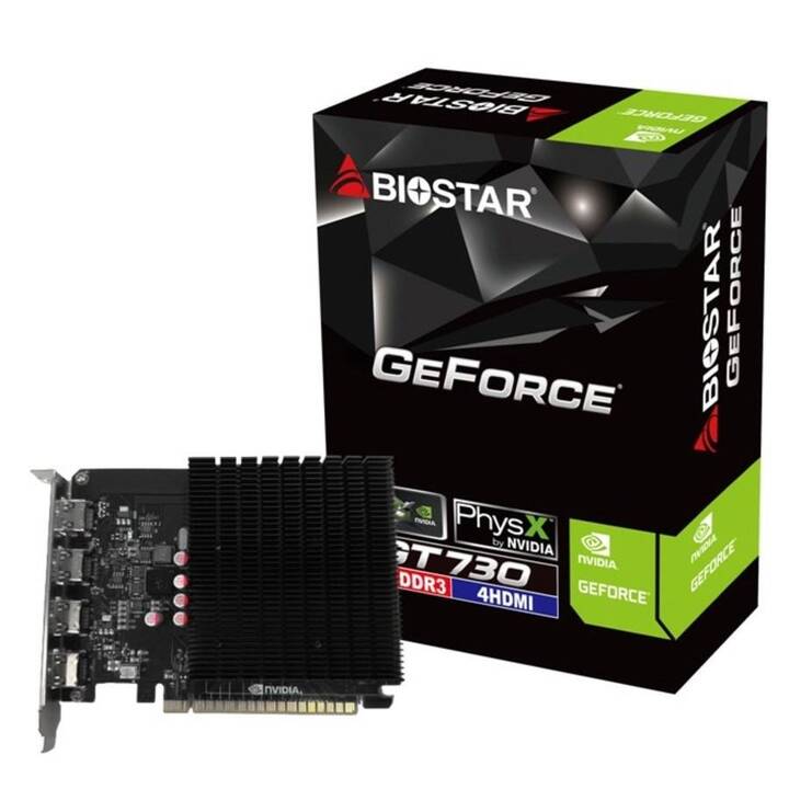 BIOSTAR Nvidia GeForce  GT 730  (4 Go)