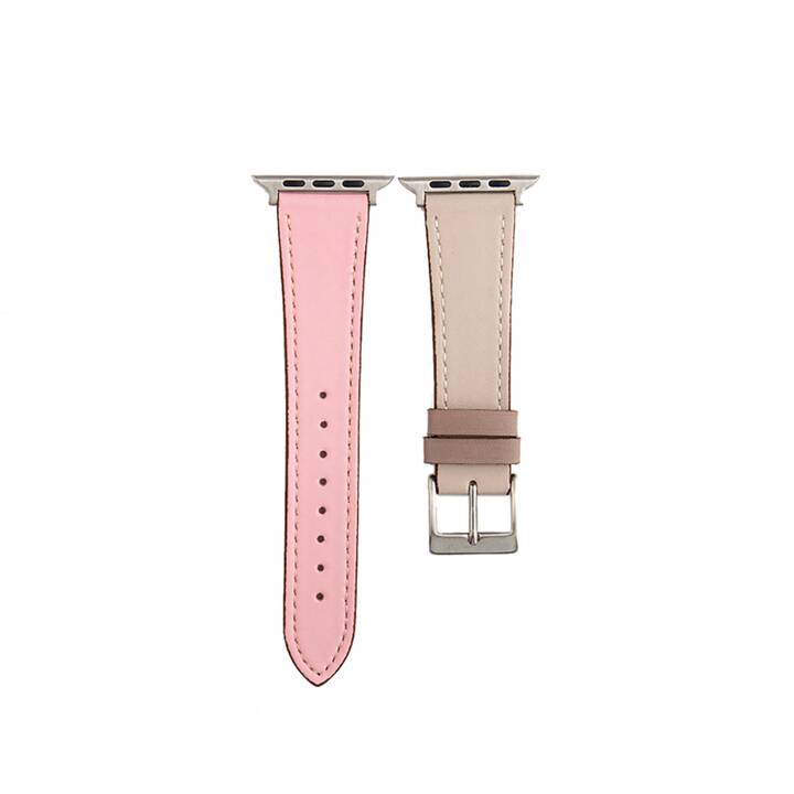 EG Armband (Apple Watch 42 mm / 44 mm, Beige, Rosa)