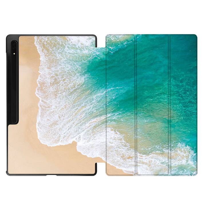 EG cover per Samsung Galaxy Tab S8 Ultra 14.6" (2022) - Verde - Spiaggia
