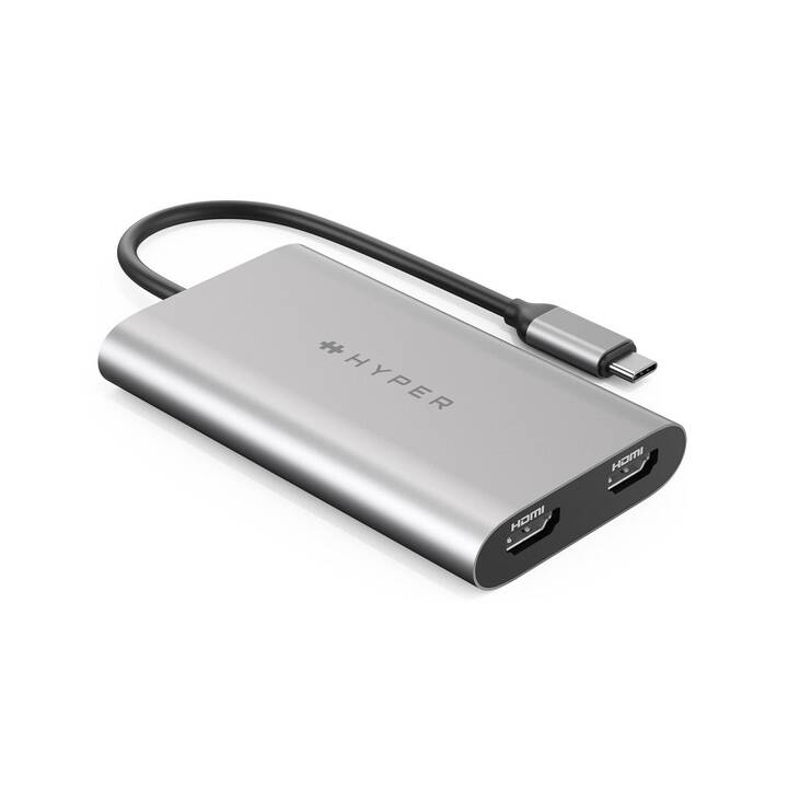 HYPER Drive Dual 4K Adaptateur vidéo (USB Type-C)