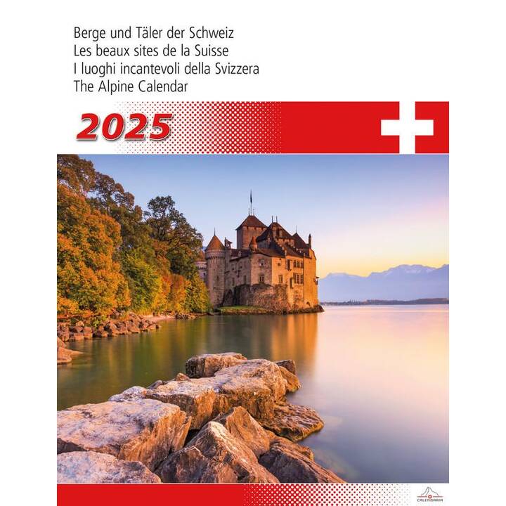 CALENDARIA Calendario illustrato Berge und Täler (2025)