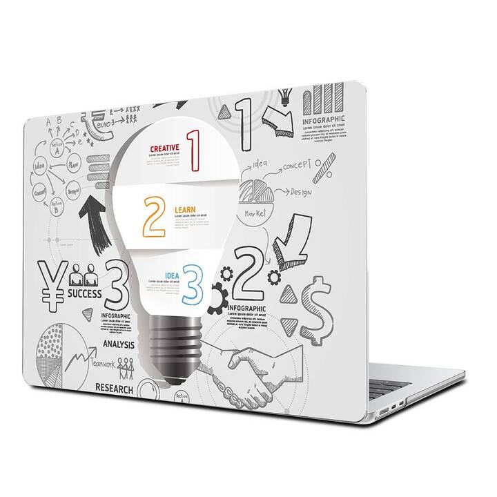 EG Hardcase (MacBook Air 13" M2 2022, Idee, Grau)