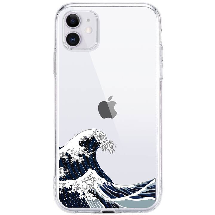 EG cover posteriore per iPhone 11 Pro Max 6.5" (2019) - blu - onda