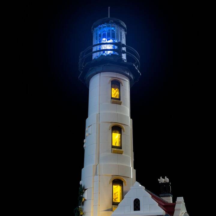 LIGHT MY BRICKS Motorized Lighthouse Set de lumière LED (21335)