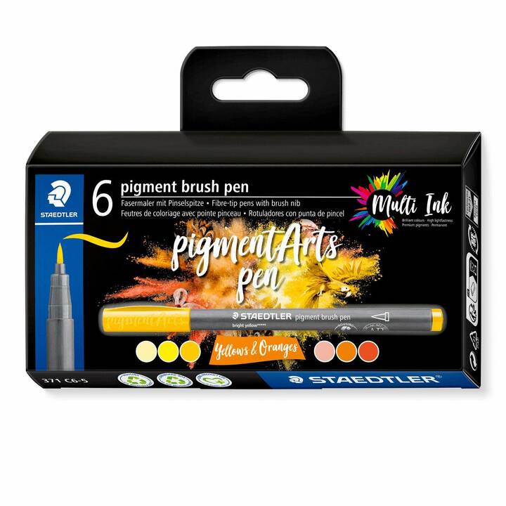 STAEDTLER 371C6-5 Traceur fin (Multicolore, 6 pièce)