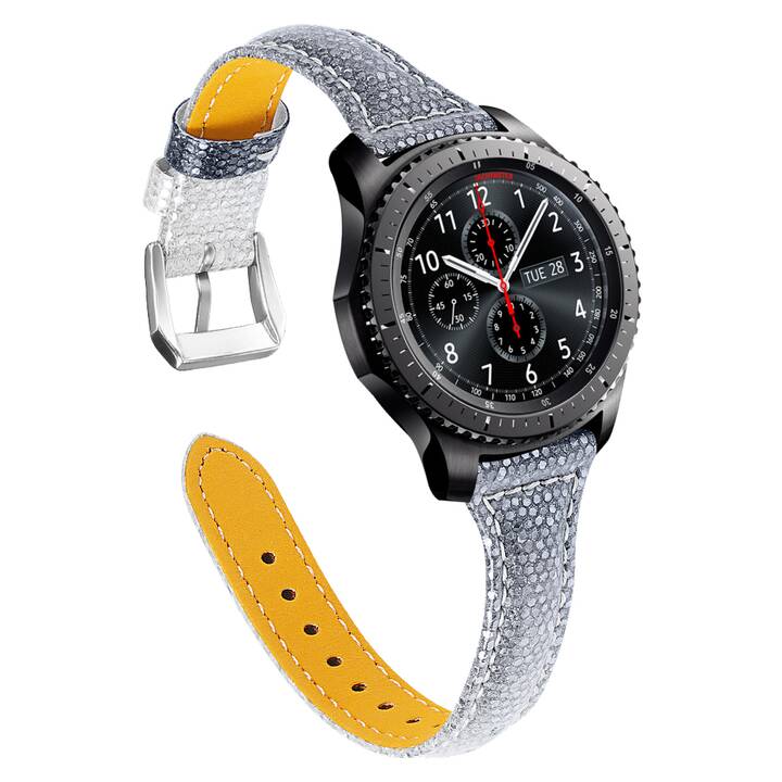 EG Bracelet (Samsung Galaxy Galaxy Watch Active 2 40 mm / Galaxy Watch Active 2 44 mm / Galaxy Watch Active 40 mm, Argent)