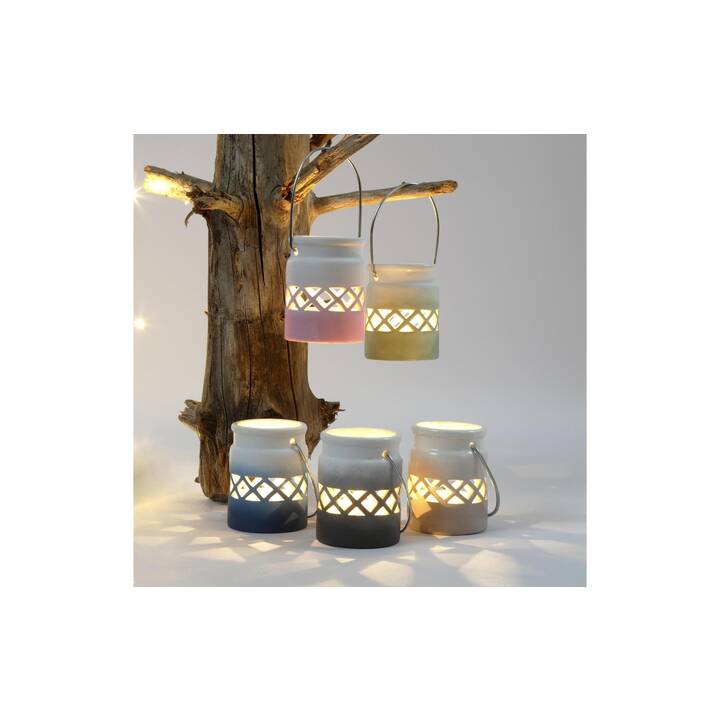 CREATIV COMPANY Glas/Porzellan Kerzenhalter Lantern