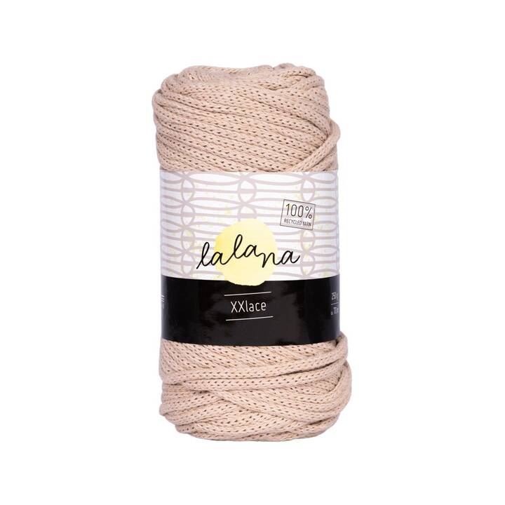 LALANA Wolle (200 g, Beige, Braun)
