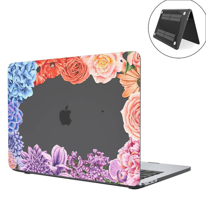 EG coque pour MacBook Air 13" Retina (2018 - 2020) - multicolore - fleurs