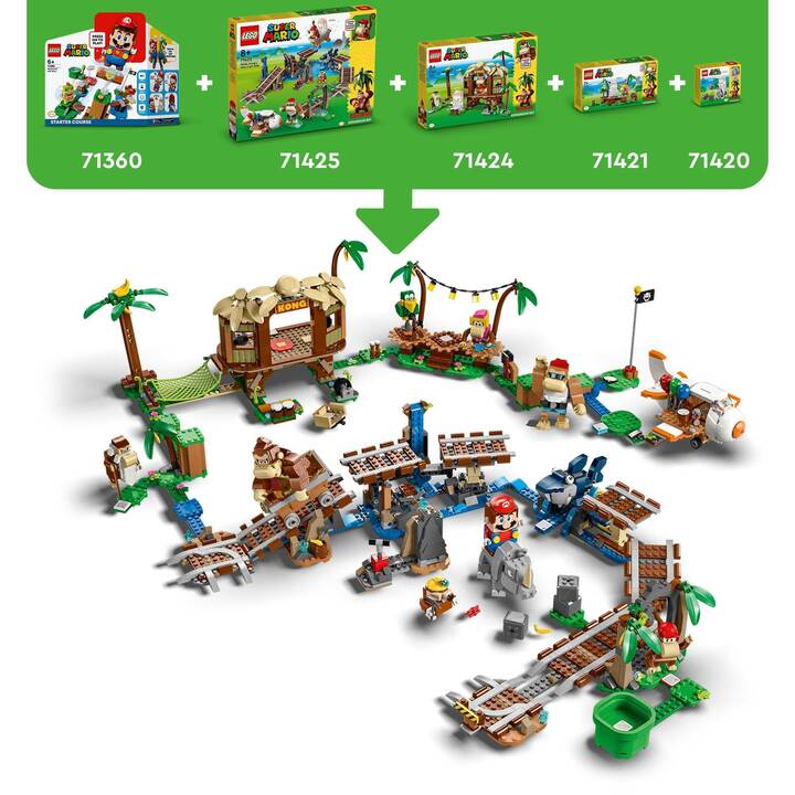 LEGO Super Mario Pack di espansione Concerto nella giungla di Dixie Kong (71421)