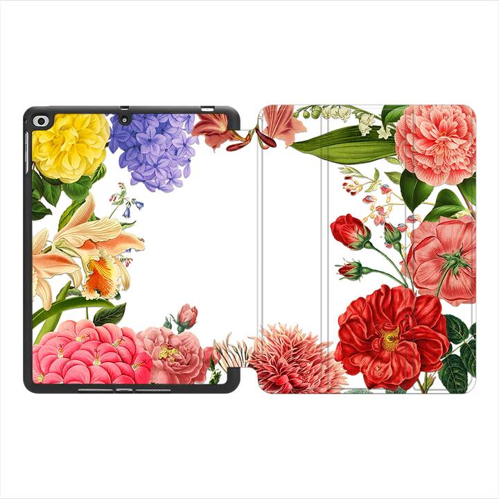 EG MTT Coque pour Apple iPad 10.2" 2019 - Fleurs