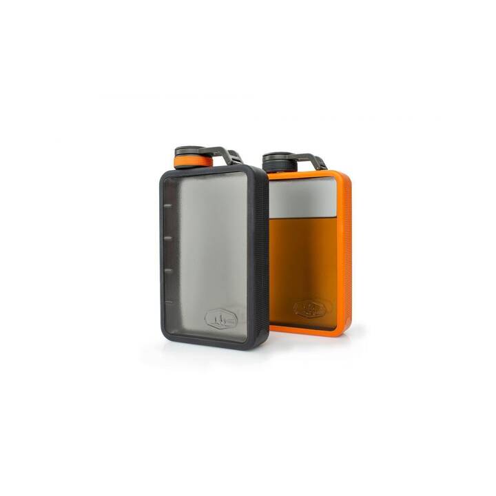 GSI OUTDOORS Borraccia Boulder Flask (0.3 l, Transparente, Arancione)