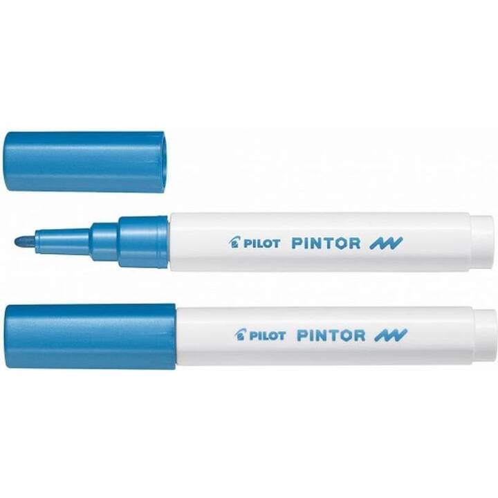 PILOT PEN Wasserfarben Marker Pintor (Blau, 1 Stück)