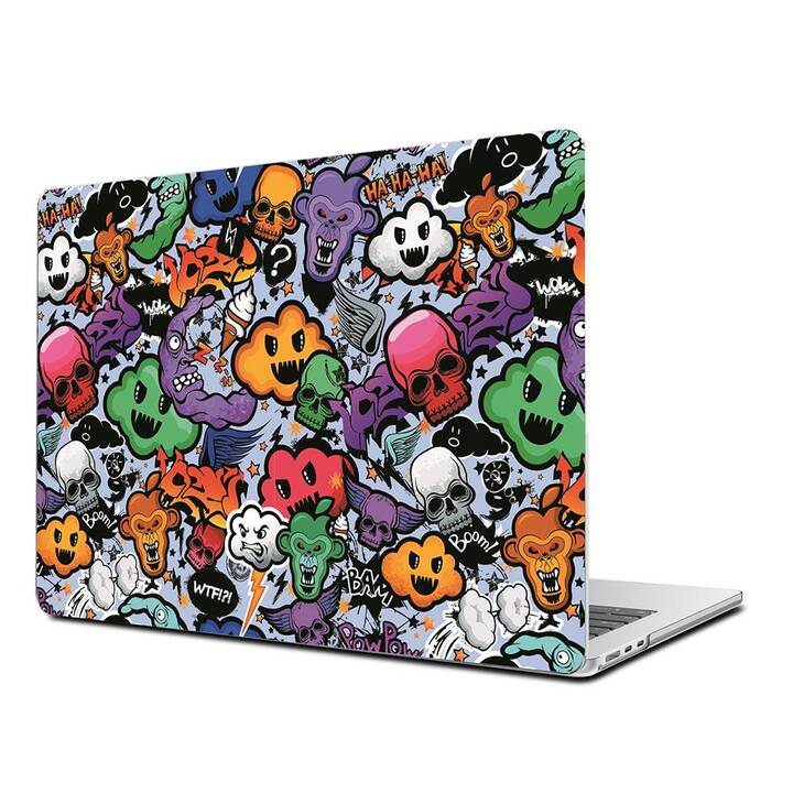 EG Hardcase (MacBook Air 13" M3 2024, Kunst, Mehrfarbig)