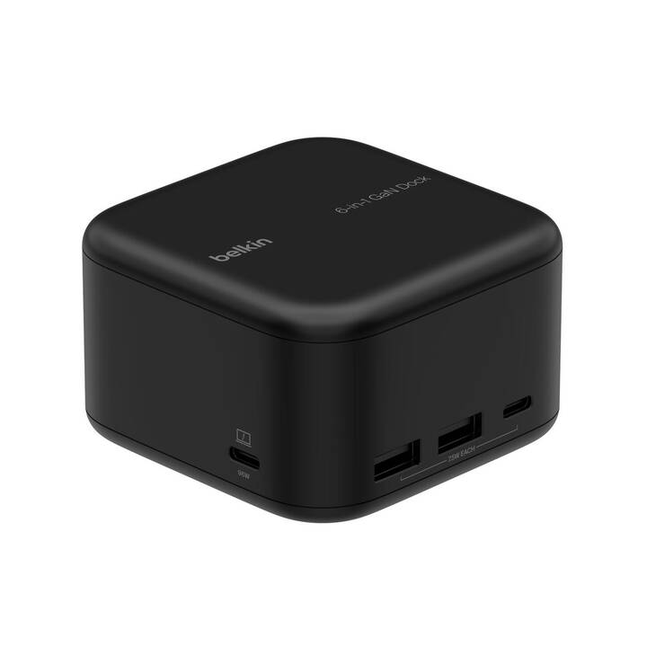 BELKIN Stations d'accueil Connect 6-in-1 (HDMI, RJ-45 (LAN), 2 x USB 3.2)