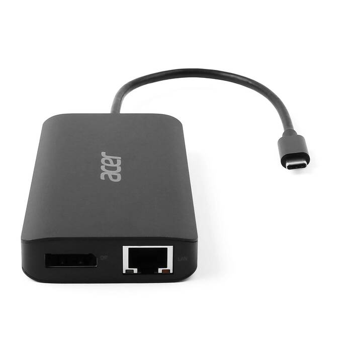 ACER Stazione d'aggancio 12-in-1 (DisplayPort, 2 x HDMI, 2 x USB 3.0 di tipo A, 2 x USB 2.0 di tipo A, USB di tipo C)