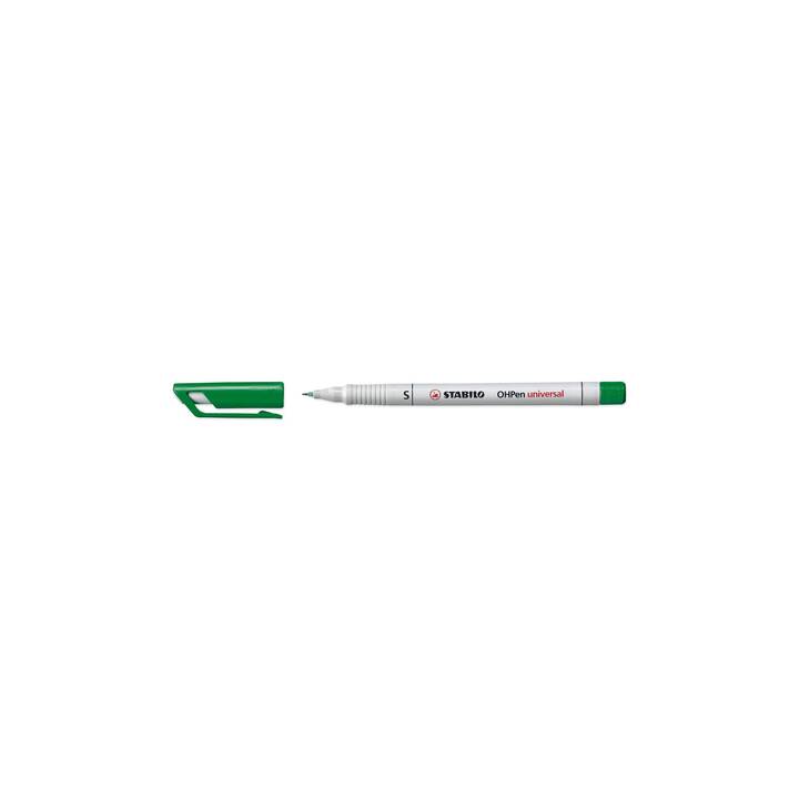 STABILO Feutres pour rétroprojection OHPen (Vert, 10 pièce)