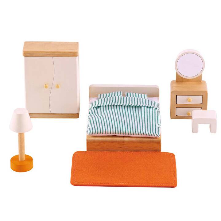 HAPE TOYS Master Bedroom Puppen Einrichtungs-Set (Mehrfarbig)