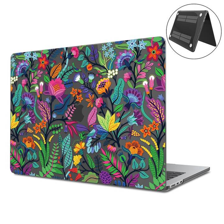 EG Coque rigide (Macbook Air 15" M2 2023, Fleurs, Transparent)