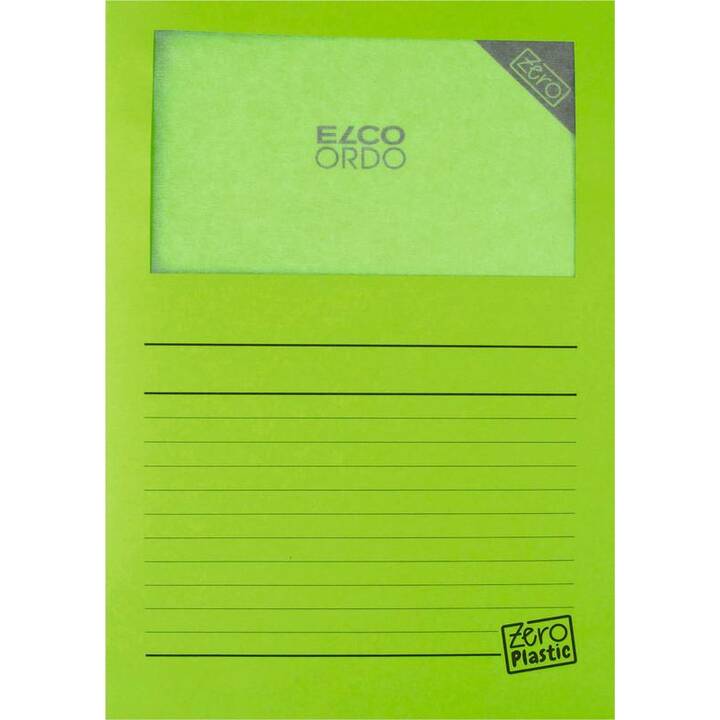 ELCO Dossiers chemises Zero (Jaune, Vert, Rouge, Bleu, Blanc, A4, 50 pièce)