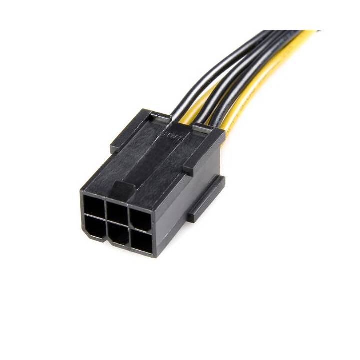 STARTECH.COM Stromanschlusskabel (8-poliger PCI Express Power, 6-polig, 15.5 cm)