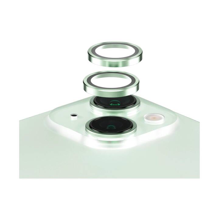 PANZERGLASS Vetro di protezione della telecamera Lens Protector Rings HOOPS (iPhone 15, iPhone 15 Plus, 1 pezzo)