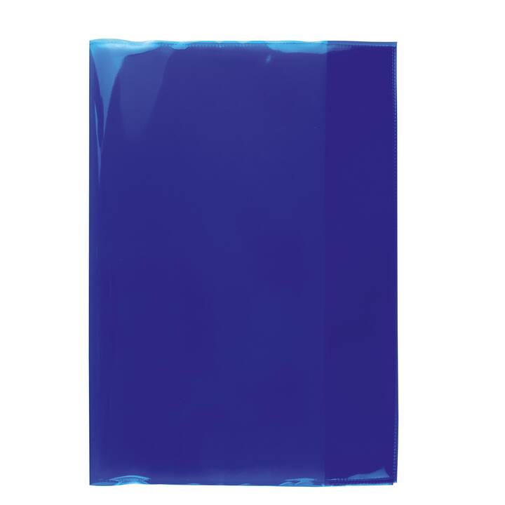 HERMA Protège-cahier (Transparent, Bleu, A4, 1 pièce)