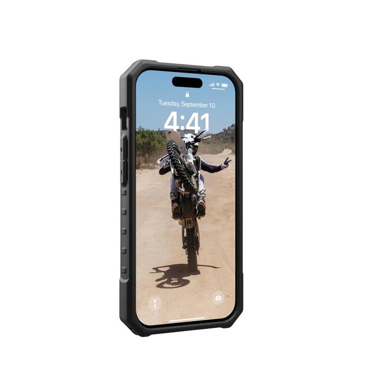 URBAN ARMOR GEAR Backcover (iPhone 15 Pro, Transparent, Noir)