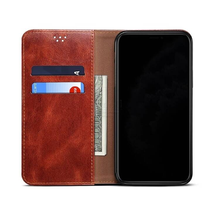EG custodia a portafoglio per Xiaomi Mi 11 6.81" (2020) - marrone