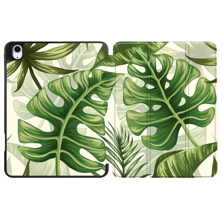 EG coque pour iPad Air 10.9" (2022) 5e génération - verte - plante