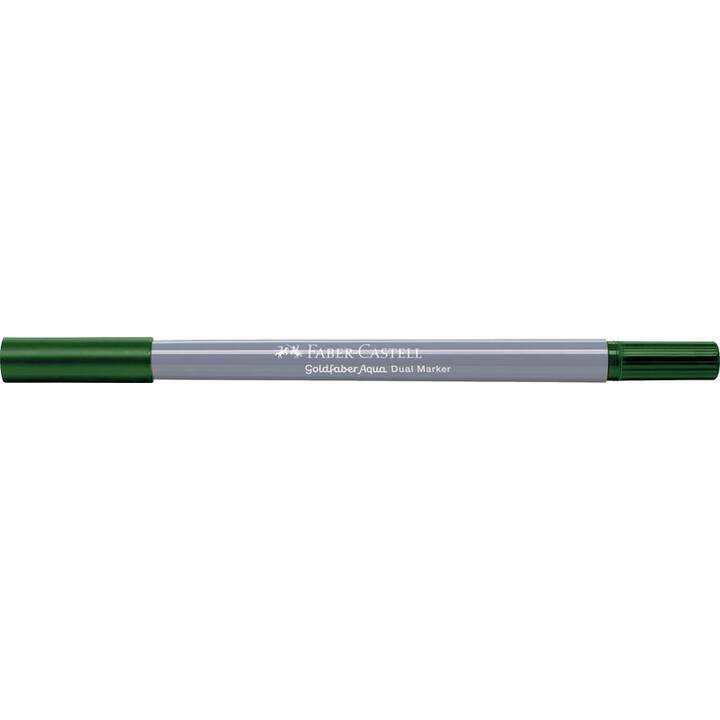 FABER-CASTELL Penna a fibra (Verde, 1 pezzo)