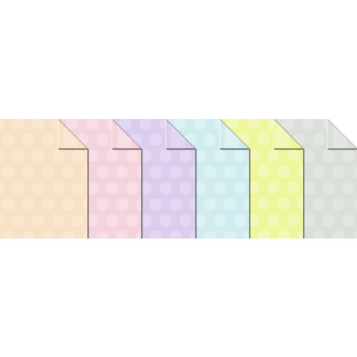 URSUS Papier spécial Polka Dots and Stripes (Multicolore, 18 pièce)