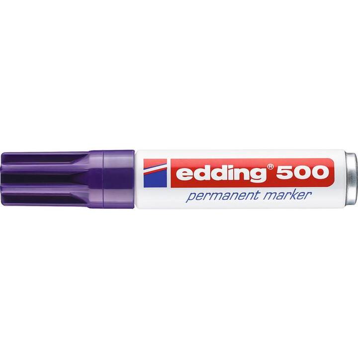 EDDING Permanent Marker 500 (Violett, 1 Stück)