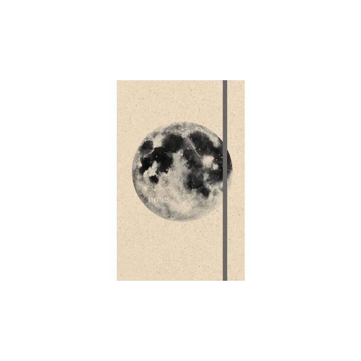 NATUR VERLAG Carnets 10911N Moon (13 cm x 21 cm, En blanc)