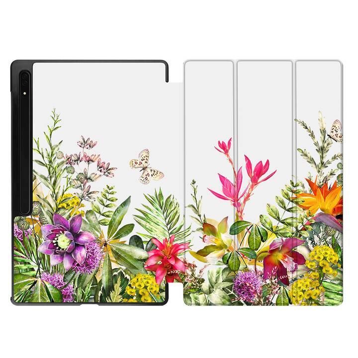 EG coque pour Samsung Galaxy Tab S8 Ultra 14.6" (2022) - Multicolore - Fleur