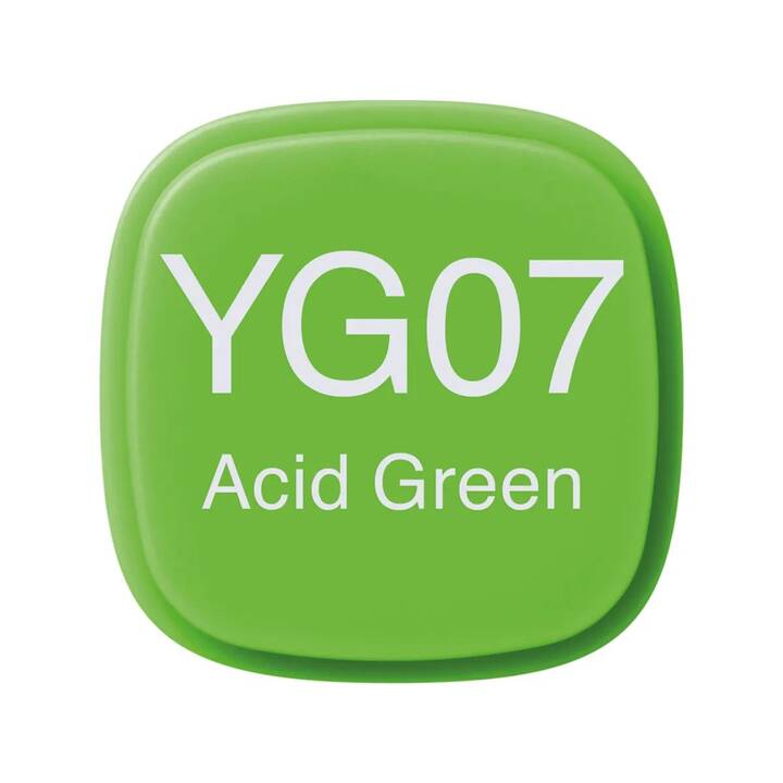 COPIC Marcatori di grafico Classic YG07 Acid Green (Verde, 1 pezzo)