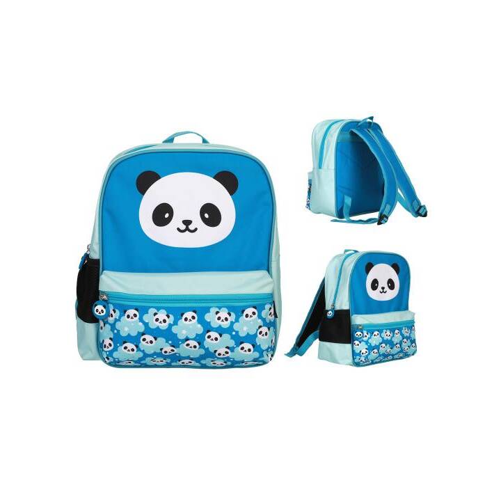 ROOST Sac à dos de jardin d'enfants Panda (Bleu)