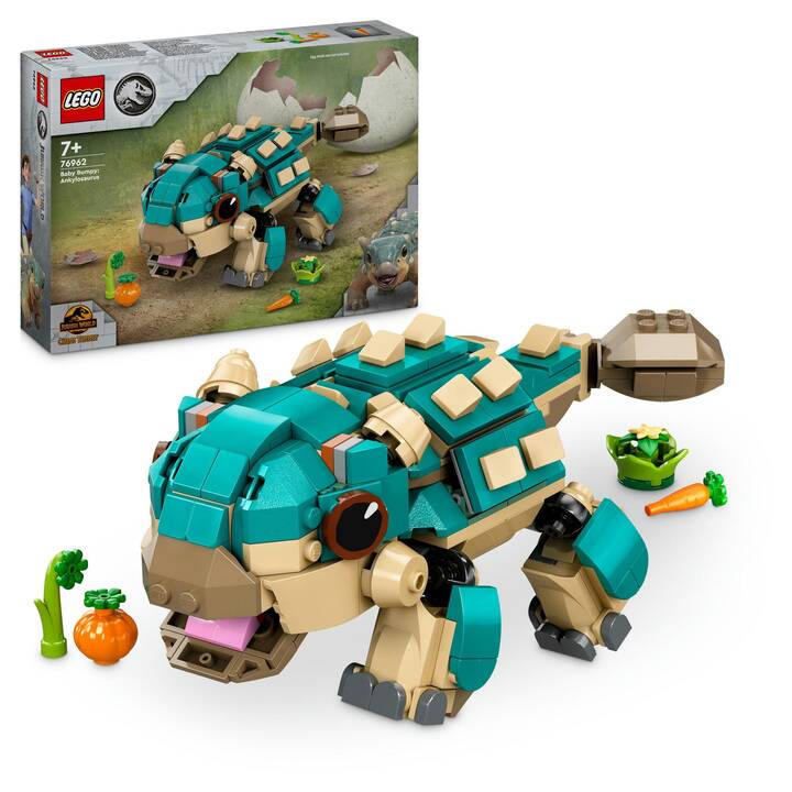 LEGO Jurassic World Baby Bumpy: anchilosauro (76962, Difficile da trovare) 